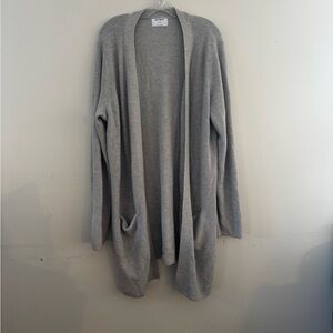Old Navy Light Gray Open Cardigan